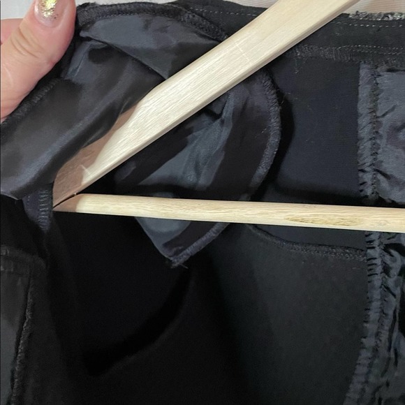 CAbi Cropped Media Jacket Black with Army Green Panels Style # 3036 Size Medium - Picture 9 of 16